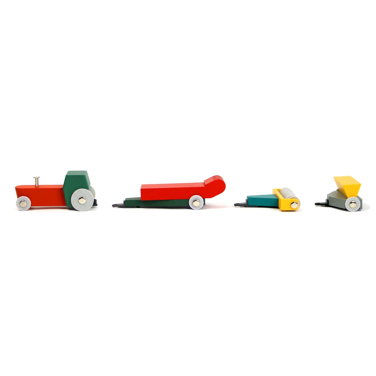 Floris Hovers Duotone Car #7 - wooden tractor set