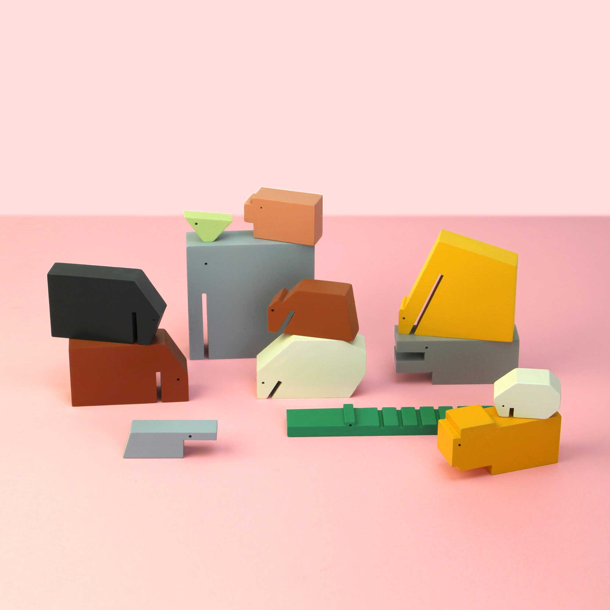 wooden animals toys
