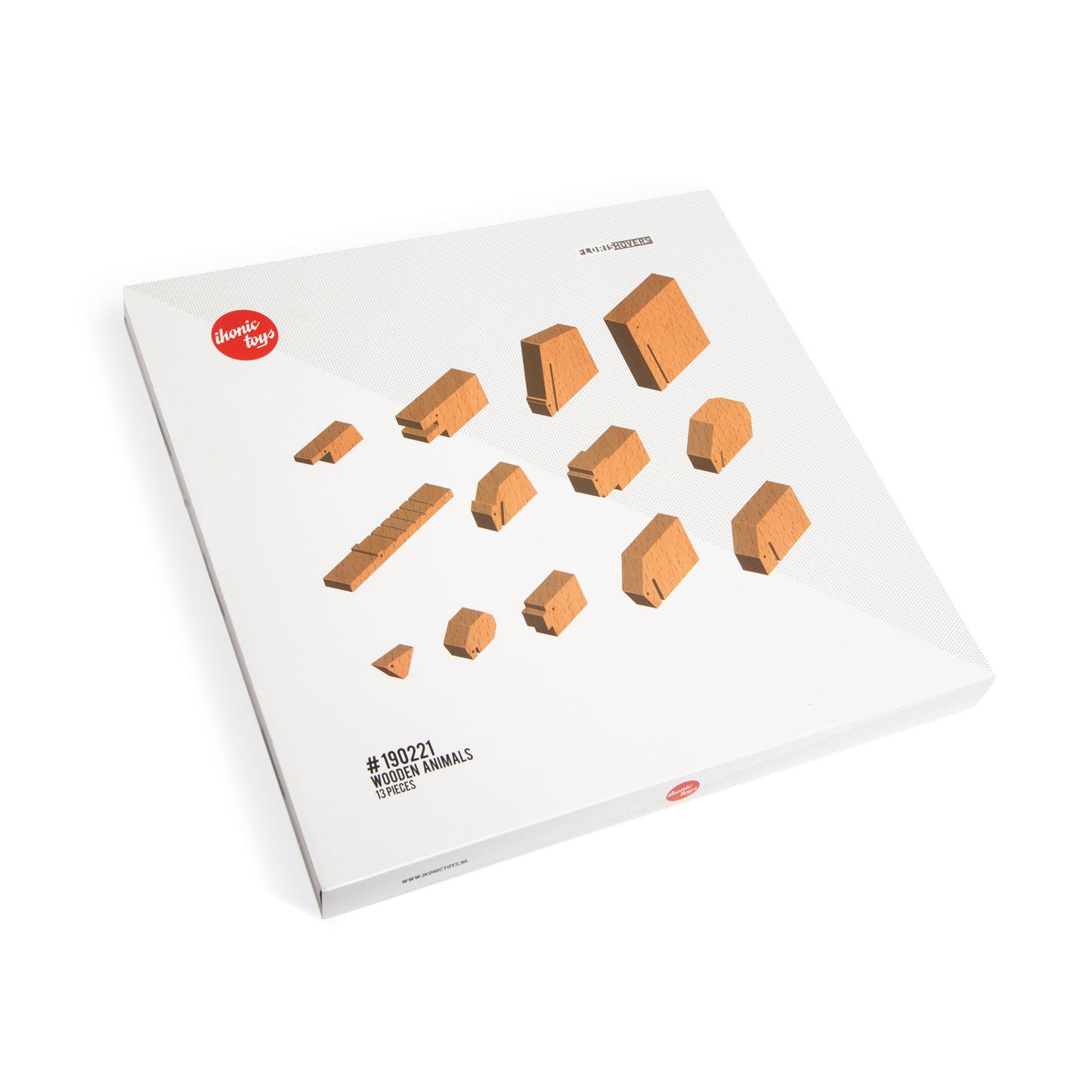 Floris Hovers Houten Dieren - Blank hout
