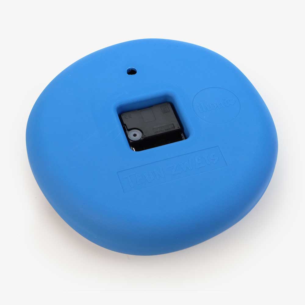 Teun Zwets - Bubble Clock Blauw - IKONIC