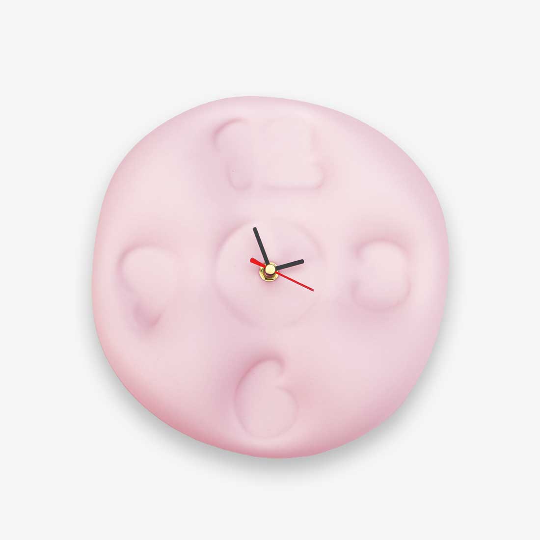 Teun Zwets - Bubble Clock Roze - IKONIC