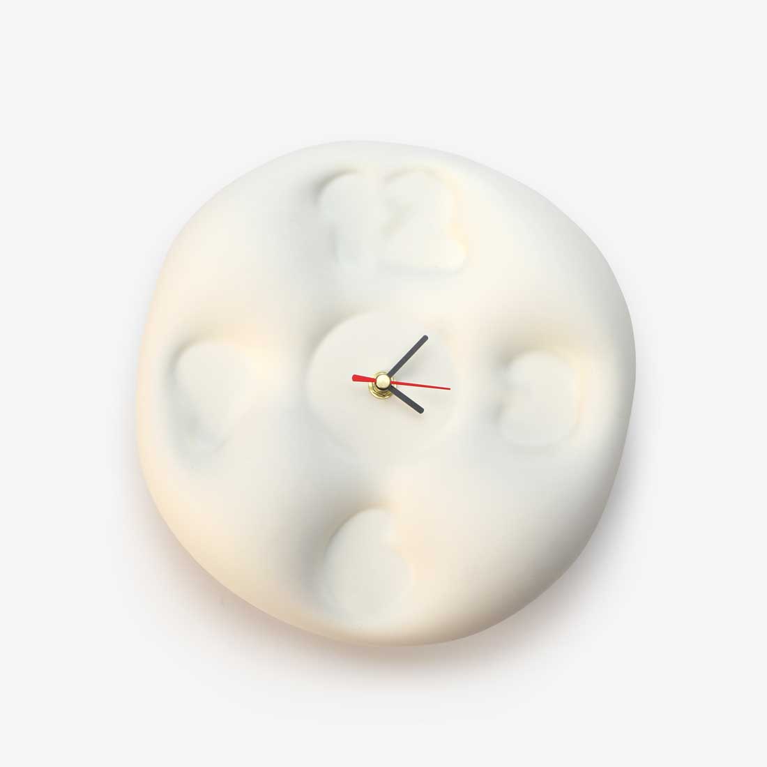 Teun Zwets - Bubble Clock Wit - IKONIC