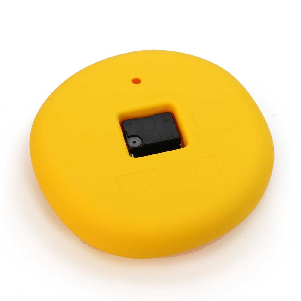 Teun Zwets - Bubble Clock Geel - IKONIC