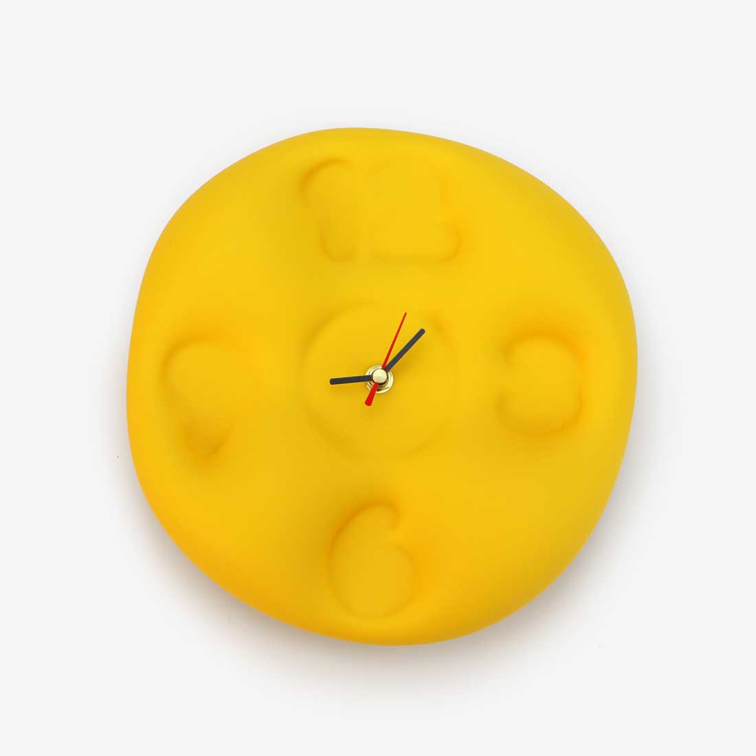 Teun Zwets - Bubble Clock Geel - IKONIC