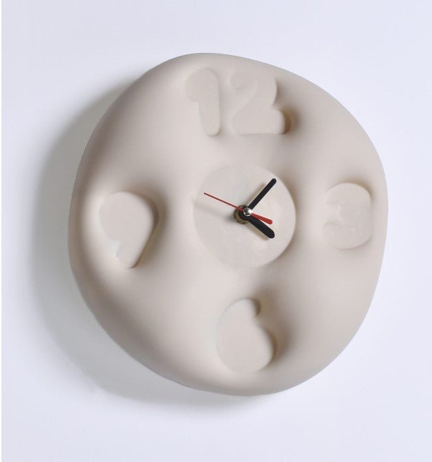 Teun Zwets - Bubble Clock Wit - IKONIC