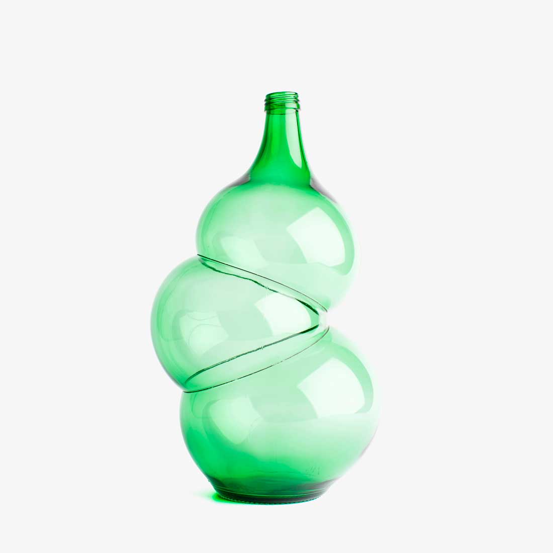 Groene Glazen Vaas - Klaas Kuiken - Vaas Type DD - IKONIC