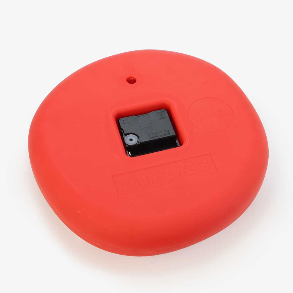 Teun Zwets - Bubble Clock Rood - IKONIC