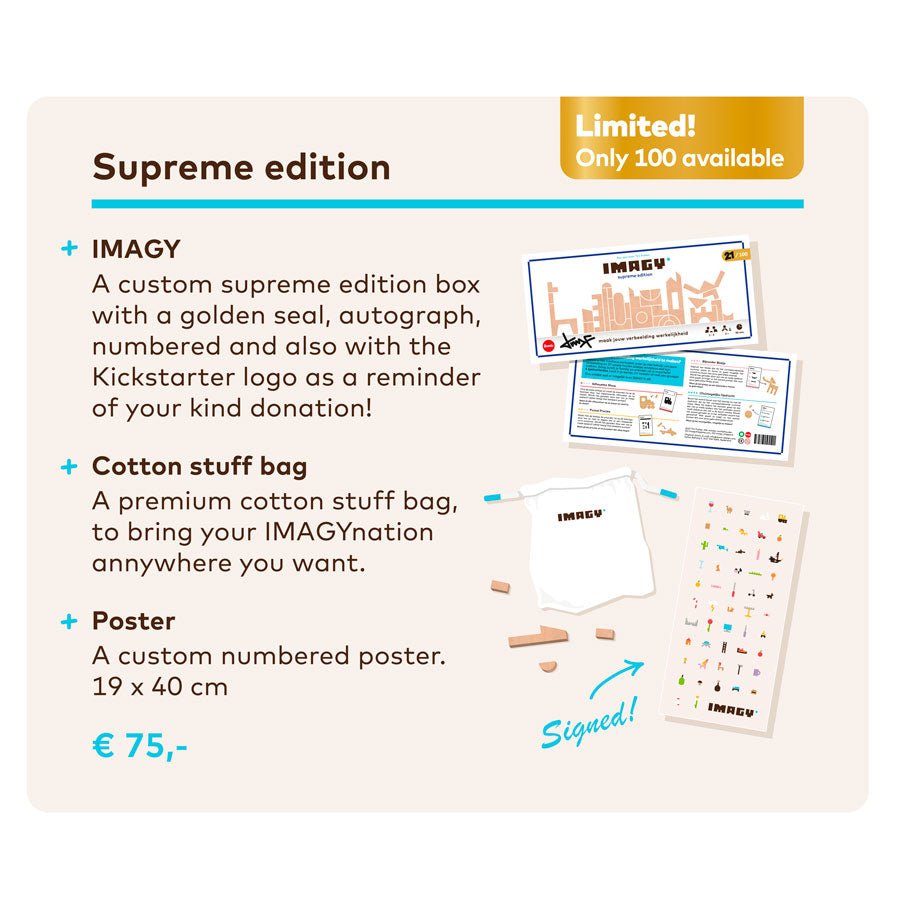 IMAGY - Kickstarter Supreme Edition - 100 stuks - IKONIC