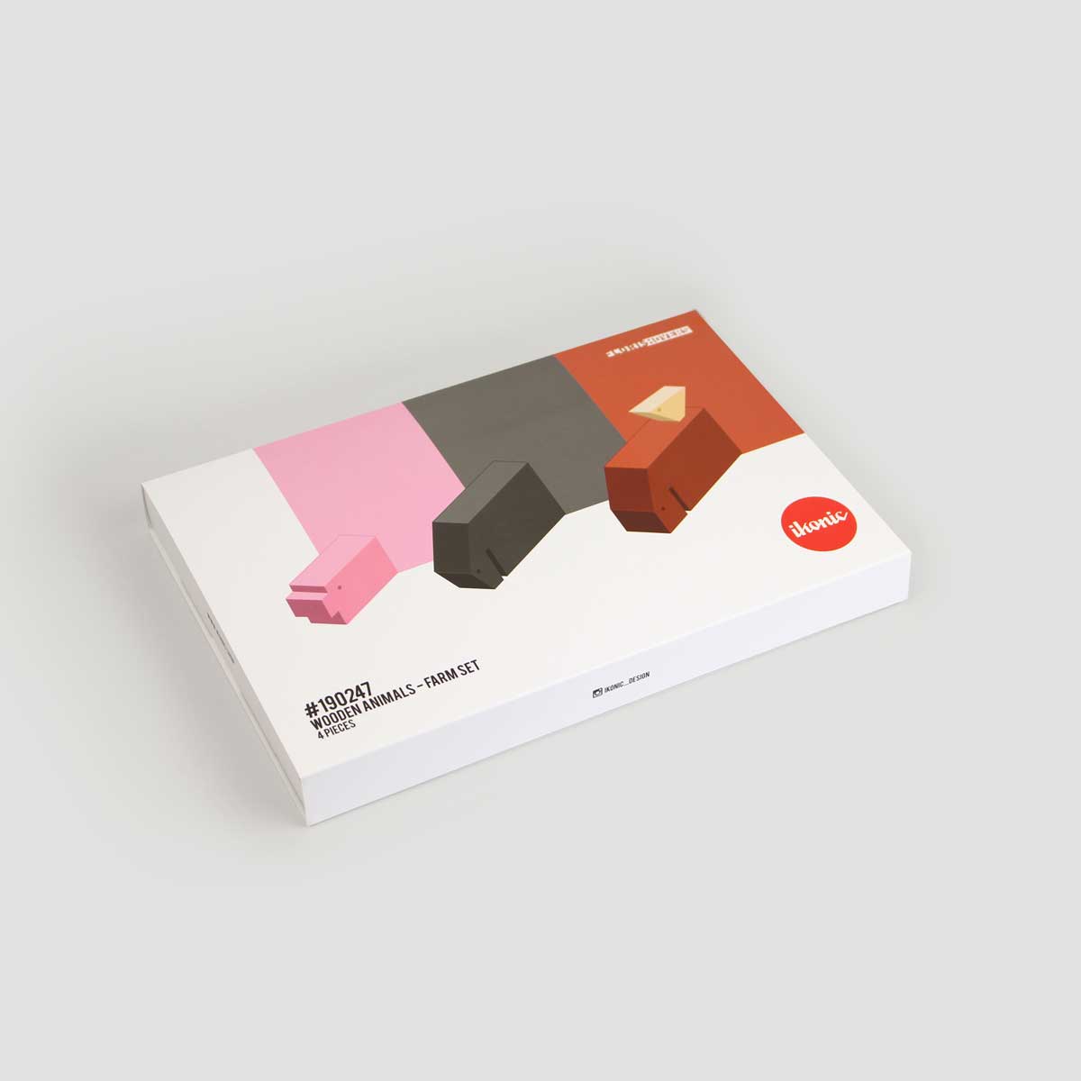 Floris Hovers Wooden Animals Farm Set